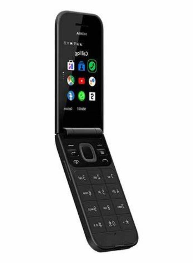 NOKIA - 2720 Flip Dual SIM Black 4GB 512MB RAM - Image 1