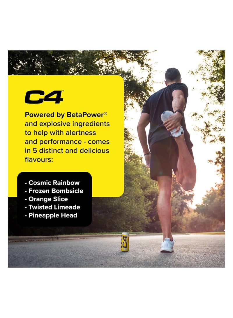 CELLUCOR - C4 Performance Energy Carbonated RTD 12x500ml- Cosmic Rainbow - Image 1