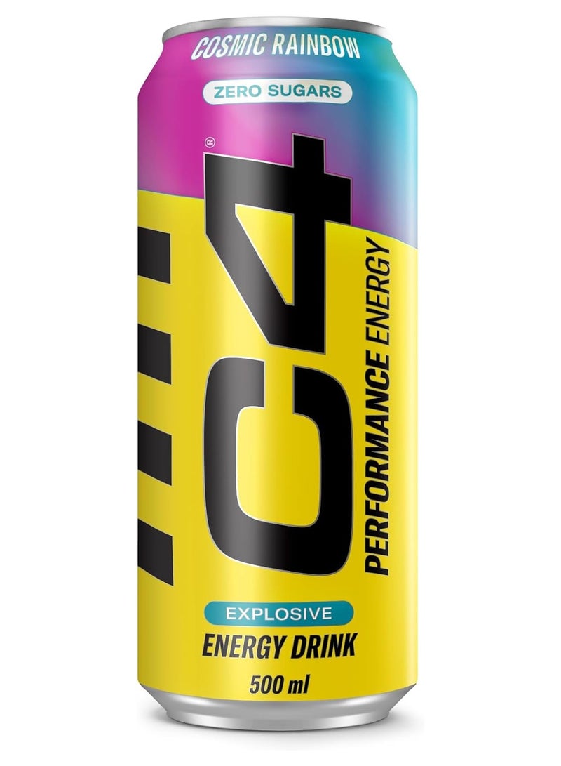 CELLUCOR - C4 Performance Energy Carbonated RTD 12x500ml- Cosmic Rainbow - Image 1