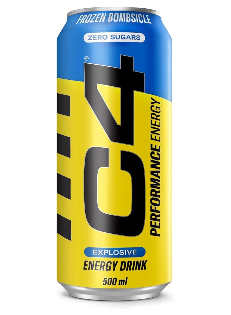 C4 Performance Energy Carbonated RTD 12x500ml- Frozen Bombsicle