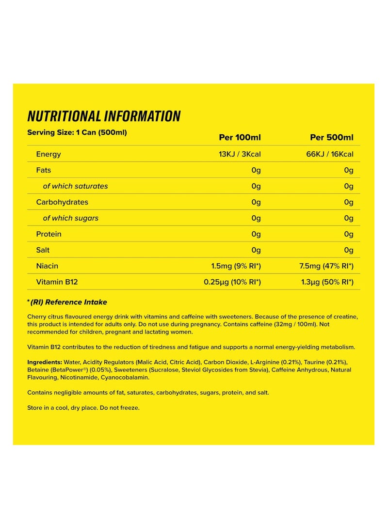 C4 Performance Energy Carbonated RTD 12x500ml- Frozen Bombsicle
