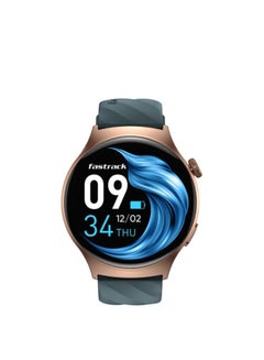fastrack Jupiter Pro Smart Watch 1.43"AMOLED Round Display, BT Calling, Health Monitoring Teal  - Image 1
