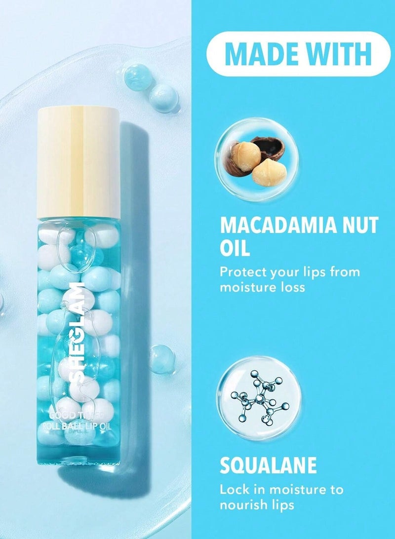 SHEGLAM Good Times Roll Ball Lip Oil - In Full Swing Clear  - Image 5
