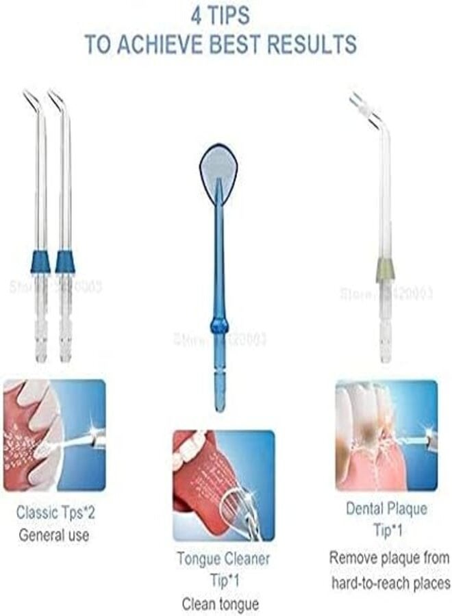 waterpulse V400pulse Portable Dental Flosser Cordless Oral Irrigator With Travel Case 240ML Rechargeable Battery Water Flosser Teeth - Image 5