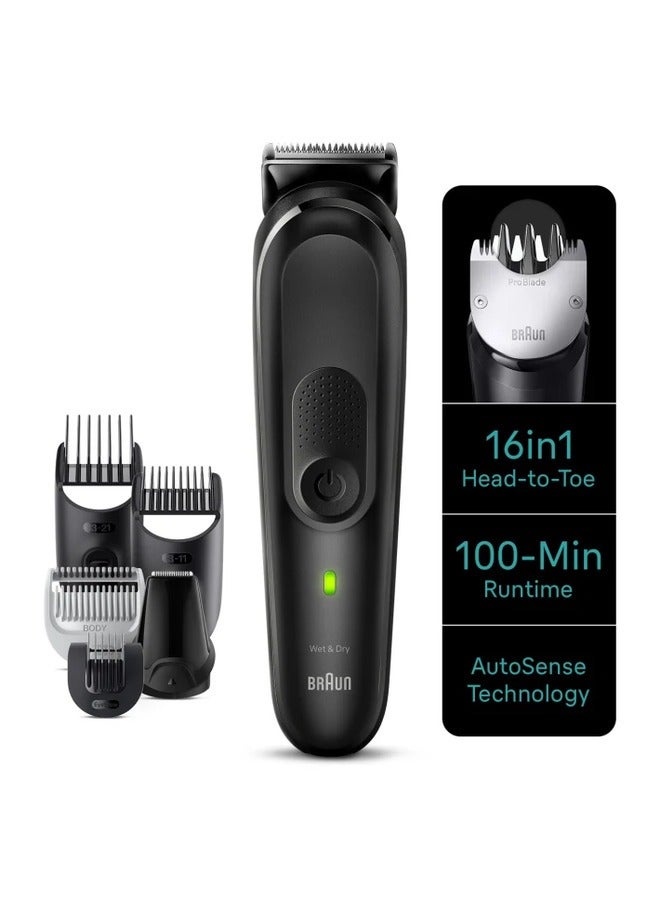 براون MGK7470 طقم تصفيف 16 في 1 7 اللحية والجسم والشعر مع ProBlade - Image 2