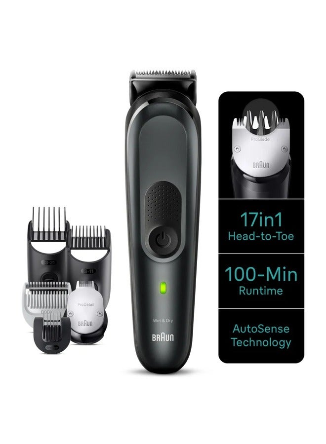 BRAUN - MGK7491 17-in-1 Style Kit 7  beard, body, hair with ProBlade - Image 1