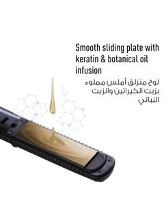 باناسونيك مكواة فرد الشعر المستقيمة والمجعد باللون الأسود  - Image 3