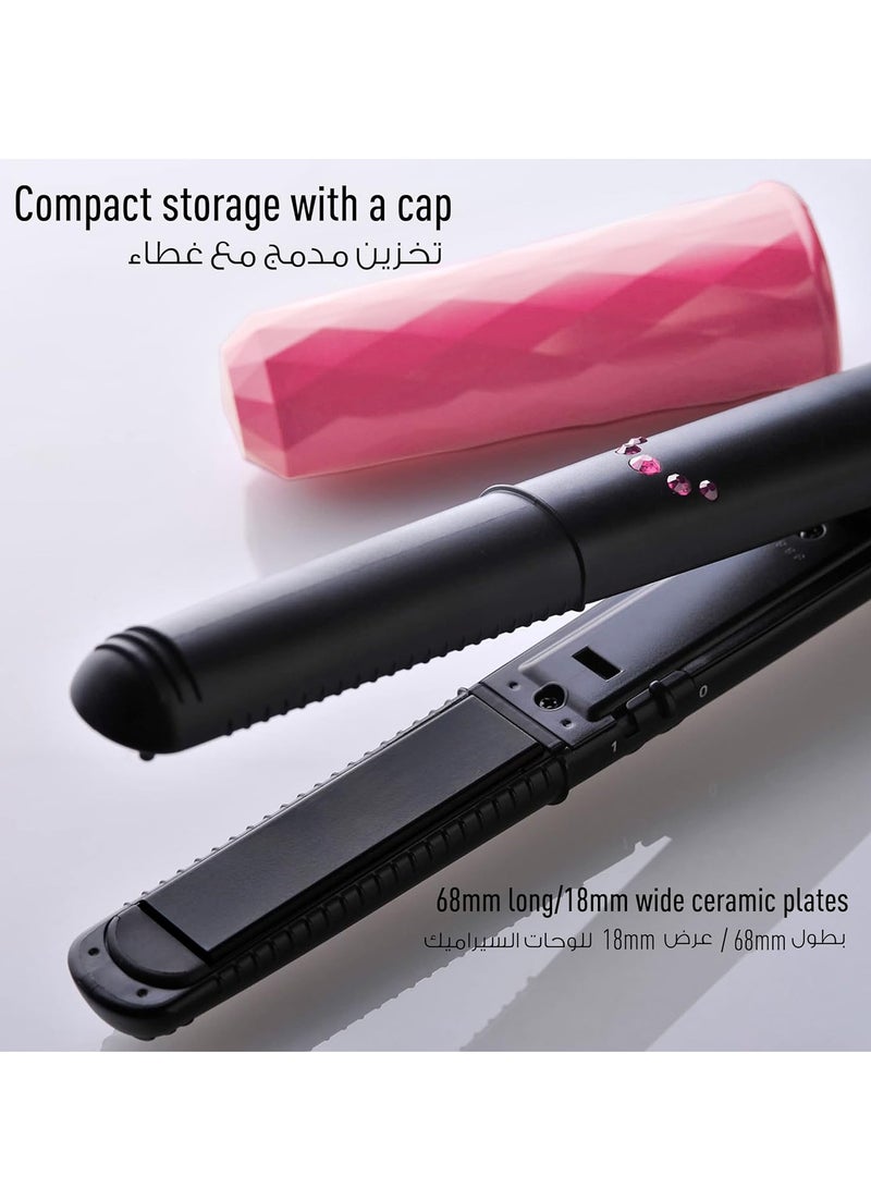 Straight And Curl Straightener Black