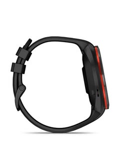 GARMIN Approach S70 - 47MM - Up To 16 Days Battery Life - 1.4"inch Amoled Display, Scratch Resistant, Corning® Gorilla® Glass 3, Heart Rate Monitor, All Day Stress Monitor, Advanced GPS Features, Advanced Golf Features and Dedicated Sports App, iOS and Android Compatible BLACK CERAMIC BEZEL WITH BLACK SILICONE BAND  - Image 2