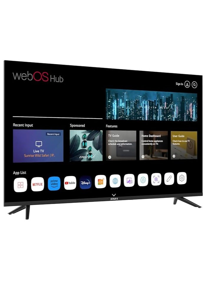 ستار إكس تلفزيون LED 4K UHD Smart WebOS Hub مقاس 65 بوصة مع صوت Dolby وجهاز استقبال مدمج  - Image 2