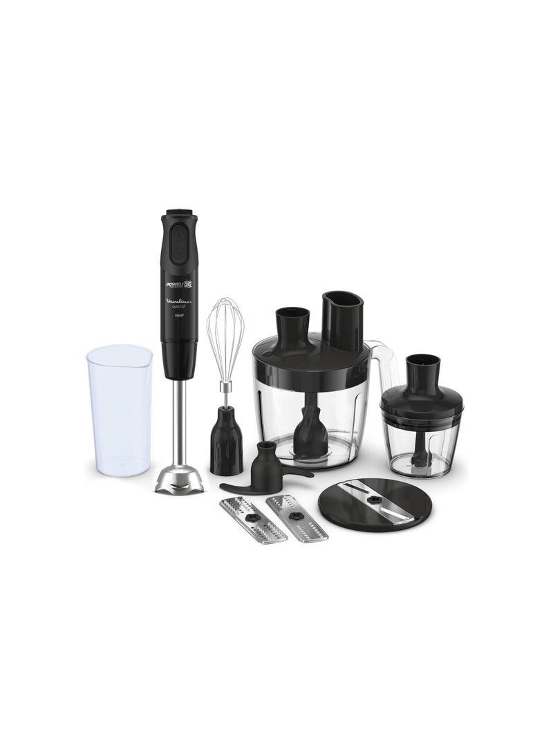 Moulinex - Optichef Hand Blender, 20 Functions, 3 L Food Processor, 500 ML Chopper, Whisk, DD6553EG - Image 1