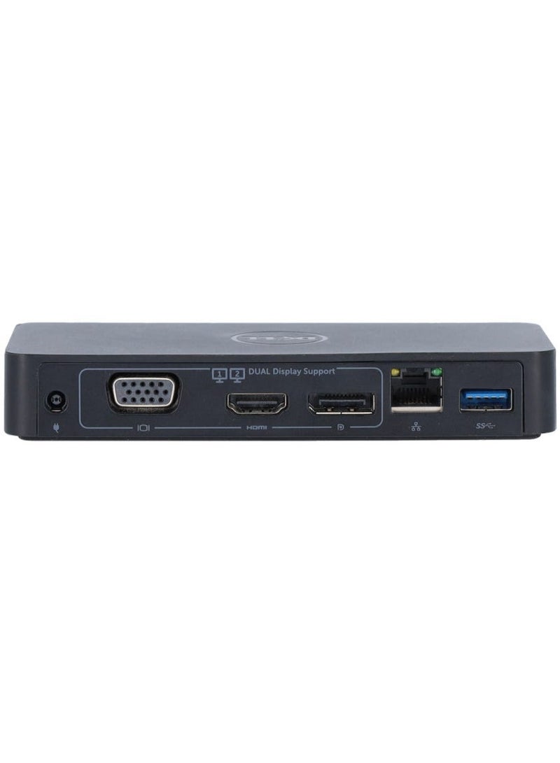 DELL Dual Video USB3.0 Universal  Docking Station - D1000 Black - Image 3