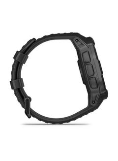 GARMIN Instinct 2X Solar - 50MM - Tactical Edition - Unlimited Battery Life in Smartwatch Mode With Solar Charging1 - Military Standard Toughness, Scratch Resistant, Power Glass™, Heart Rate Monitor, All Day Stress Monitor, Tactical-Specific Features Include Night Vision Compatibility and More For Field Ops , Super Bright LED Flashlight, iOS and Android Compatible BLACK  - Image 2