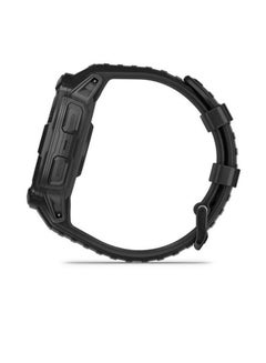 GARMIN Instinct 2X Solar - 50MM - Tactical Edition - Unlimited Battery Life in Smartwatch Mode With Solar Charging1 - Military Standard Toughness, Scratch Resistant, Power Glass™, Heart Rate Monitor, All Day Stress Monitor, Tactical-Specific Features Include Night Vision Compatibility and More For Field Ops , Super Bright LED Flashlight, iOS and Android Compatible BLACK  - Image 3