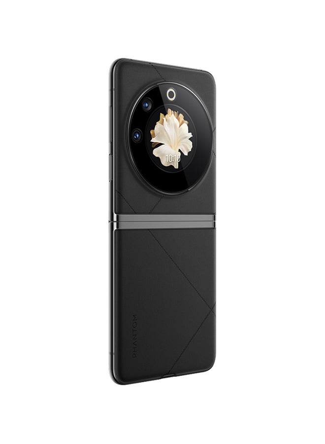 TECNO - Phantom V Flip 5G Iconic Black Dual SIM 8GB RAM 256GB - Middle East Version - Image 1