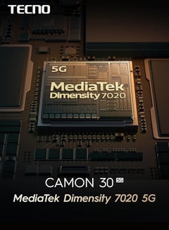 تكنو هاتف Camon 30 ثنائي الشريحة بلون أيسلندي بازلتي داكن وذاكرة وصول عشوائي (RAM) سعة 12 جيجابايت وذاكرة داخلية 512 جيجابايت يدعم تقنية 5G - إصدار الشرق الأوسط  - Image 5