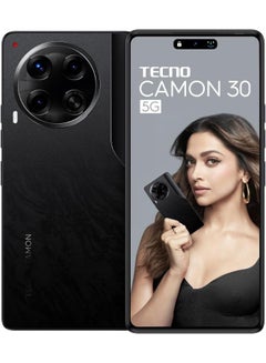 تكنو هاتف Camon 30 ثنائي الشريحة بلون أيسلندي بازلتي داكن وذاكرة وصول عشوائي (RAM) سعة 12 جيجابايت وذاكرة داخلية 512 جيجابايت يدعم تقنية 5G - إصدار الشرق الأوسط  - Image 3