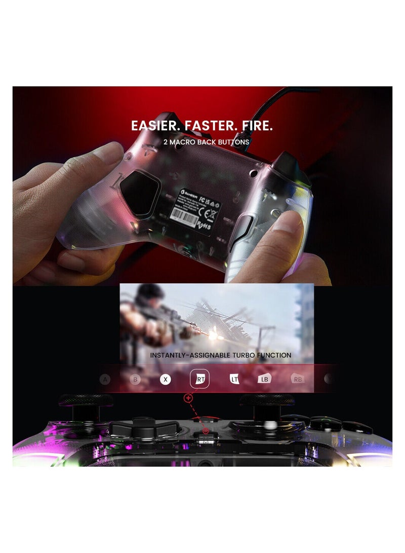 GameSir - T4 Kaleid Wired USB Type C Gaming Controller RGB For PC Switch Android - Image 1