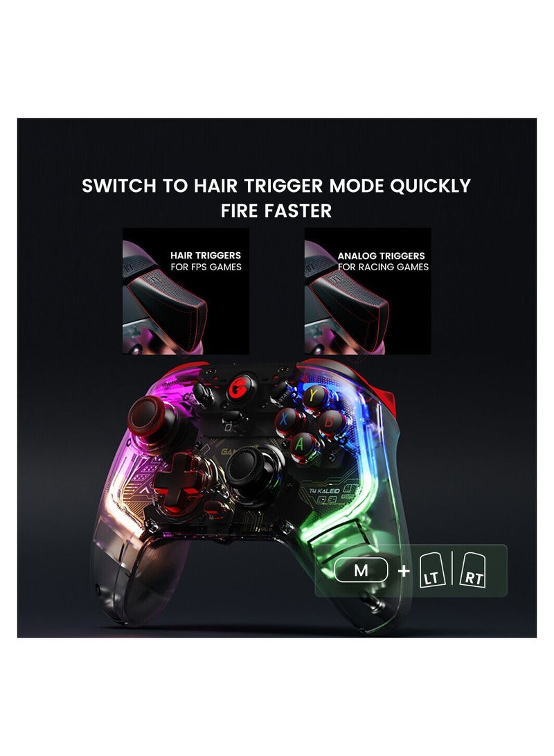 GameSir - T4 Kaleid Wired USB Type C Gaming Controller RGB For PC Switch Android - Image 1