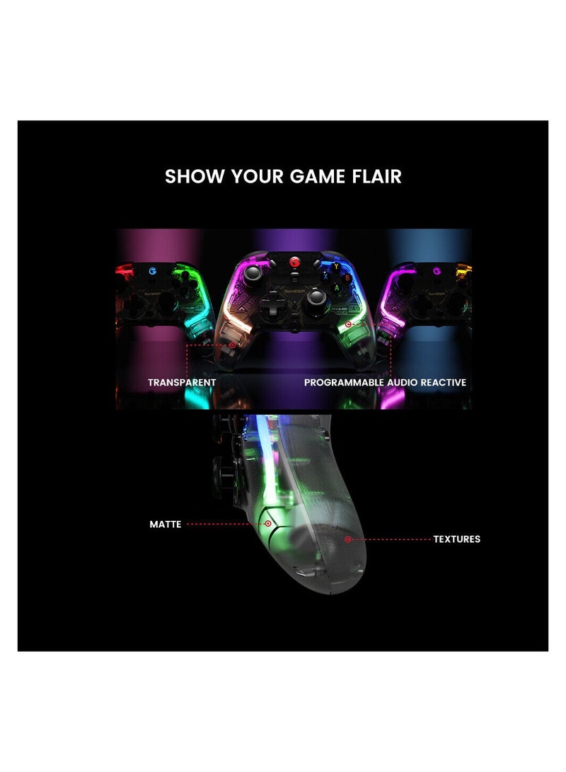 GameSir - T4 Kaleid Wired USB Type C Gaming Controller RGB For PC Switch Android - Image 1