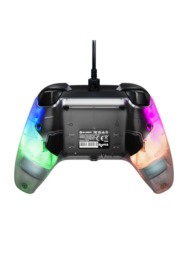 GameSir - T4 Kaleid Wired USB Type C Gaming Controller RGB For PC Switch Android - Image 1