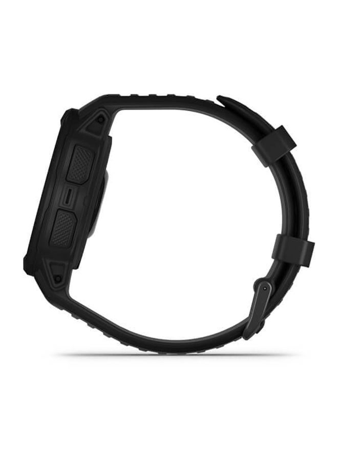 GARMIN - Instinct 2 Solar - 45MM - Tactical Edition - Up To 28 Days Battery Life - Scratch Resistant, Power Glass™, Heart Rate Monitor, All Day Stress Monitor, Tough Rugged GPS Enabled , Smart Notification, iOS and Android Compatible BLACK - Image 1