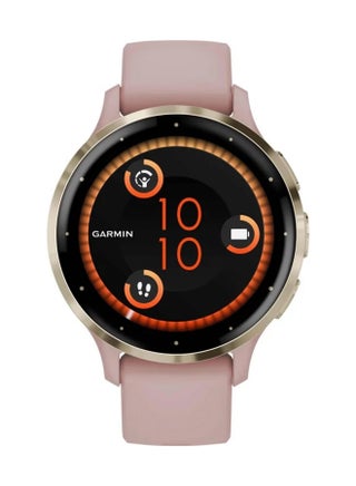 Venu 3S - 41MM - Up To 10 Days Battery Life - 1.2"inch Amoled Display, Scratch Resistant, Corning® Gorilla® Glass 3, Heart Rate Monitor, Stress Tracking,  Built-in Sports Apps, Advanced GPS Features, iOS and Android Compatible SOFT GOLD STAINLESS STEEL BEZEL WITH DUST ROSE CASE AND SILICONE BAND - pnsku/N70065895V/45/_/1714397515/3587d791-3bb3-4889-9508-fc391b6d6cfb