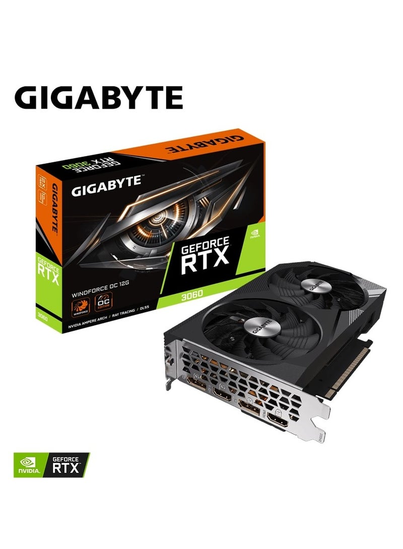 جيجابايت - بطاقة GeForce RTX™ 3060 Windforce OC 12G (الإصدار 1.0) - Image 1