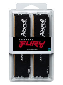 Kingston Technology Fury Beast 16GB 5200MT/s DDR5 CL40 XMP 3.0 Ready Computer Memory (Kit of 2) KF552C40BBK2-16 Black  - Image 2