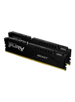 Kingston Technology Fury Beast 16GB 5200MT/s DDR5 CL40 XMP 3.0 Ready Computer Memory (Kit of 2) KF552C40BBK2-16 Black  - Image 1