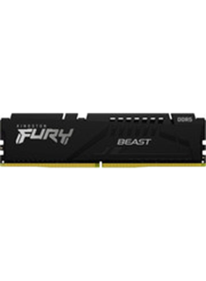 كينغستون تكنولوجيا Fury Beast 16GB 5200MT/s DDR5 CL40 XMP 3.0 ذاكرة كمبيوتر جاهزة (مجموعة من 2) KF552C40BBK2-16 أسود  - Image 2