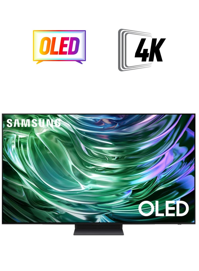 سامسونج تلفاز ذكي، تلفاز كبير، OLED، S90D، 77 بوصة، 2024، النسخة الدولية مع معالج NQ4 AI Gen2، OLED HDR+، نظام Tizen - Image 1