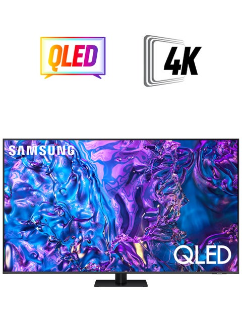 Smart TV, QLED, Q70D, 65 Inch, 2024, International Version 100% Color Volume with Quantum Dot 4K AI Upscaling, Tizen OS, Motion Xcelerator 120Hz QA65Q70D/UA65Q70D Titan Gray QA65Q70D/UA65Q70D Titan Gray