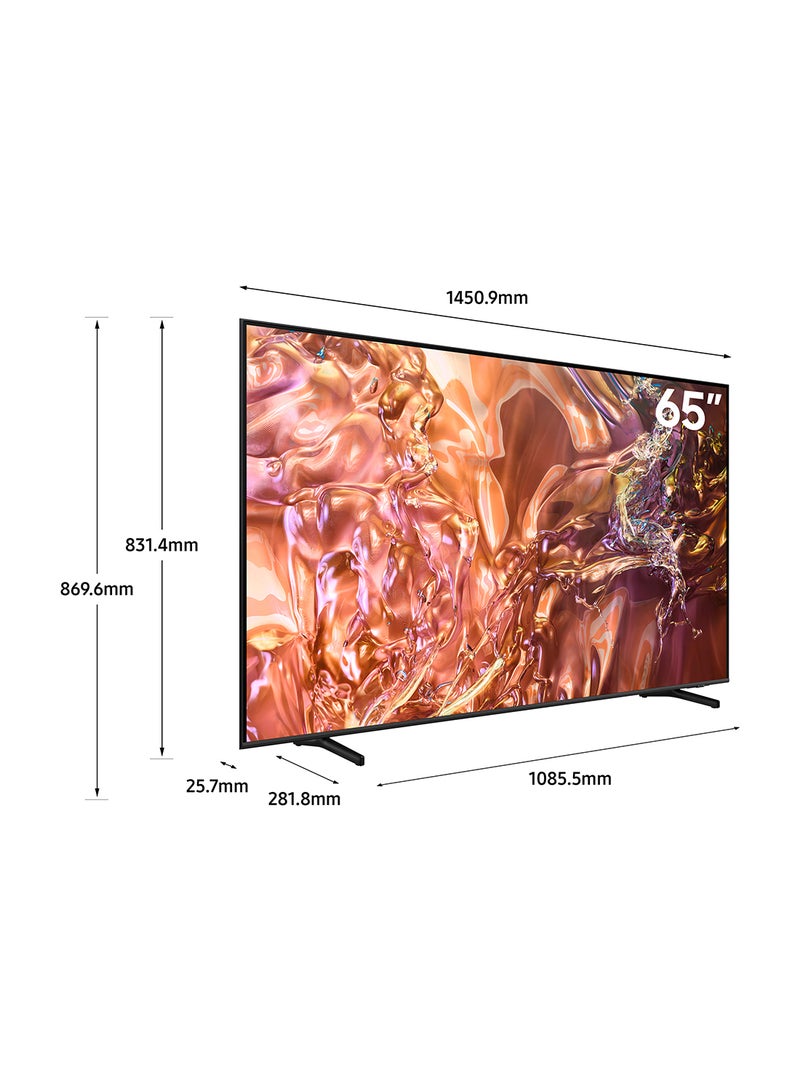 Samsung Smart TV, QLED, QE1D, 65 Inch, 2024, International Version 100% Color Volume with Quantum Dot,   4K Upscaling, Tizen OS, Quantum HDR QA65QE1D Black - Image 3