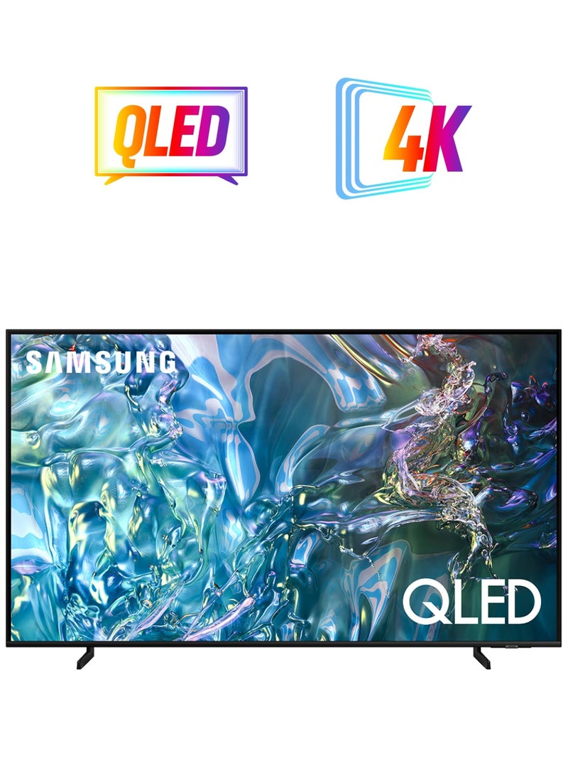 Samsung - Smart TV, QLED, Q60D, 65 Inch, 2024, International Version 100% Color Volume with Quantum Dot, 4K Upscaling, Tizen OS, AirSlim Design QA65Q60D/UA65Q60D Black - Image 1