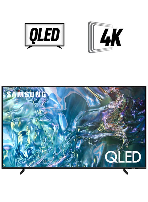 Smart TV, QLED, Q60D, 55 Inch, 2024, International Version 100% Color Volume with Quantum Dot, 4K Upscaling, Tizen OS, AirSlim Design QA55Q60D Black
