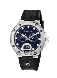 AIGNER Men's Taviano Men Black Leather Analog Quartz Watch ARWGA0000708  - Image 1