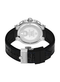 AIGNER Men's Taviano Men Black Leather Analog Quartz Watch ARWGA0000708  - Image 3