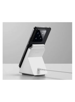 Xiaomi 80W Adaptive Wireless Charging Stand | Hypercharge Technology | Smart Adaptive Dual Coils | Quiet Heat Dissipation | Safe And Reliable White  - Image 5