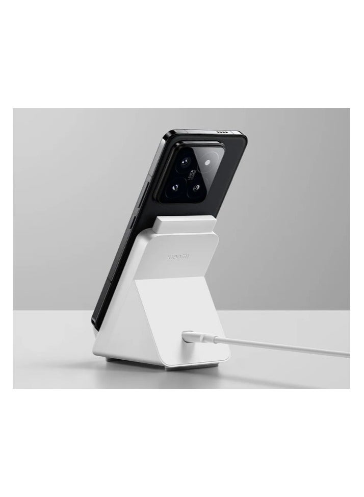 Xiaomi - 80W Adaptive Wireless Charging Stand | Hypercharge Technology | Smart Adaptive Dual Coils | Quiet Heat Dissipation | Safe And Reliable White - Image 1