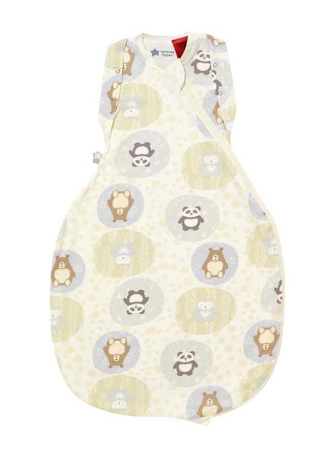 tommee tippee Baby Sleep Bag For Newborns, 3-6 M, 1.0 Tog, The Original Grobag Swaddle Bag, Hip-Healthy Design, Gro Friends Together  - Image 1