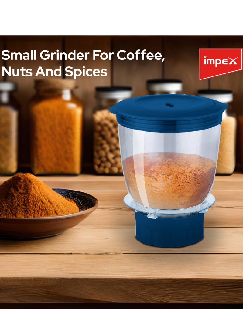 Impex - Blender Mixer Grinder with Mincer Mills Pulse rotation 2 Speed Control and Overheat Protection, 2 Years Warranty 1.5 L 400 W BL 3503BL Blue - Image 1