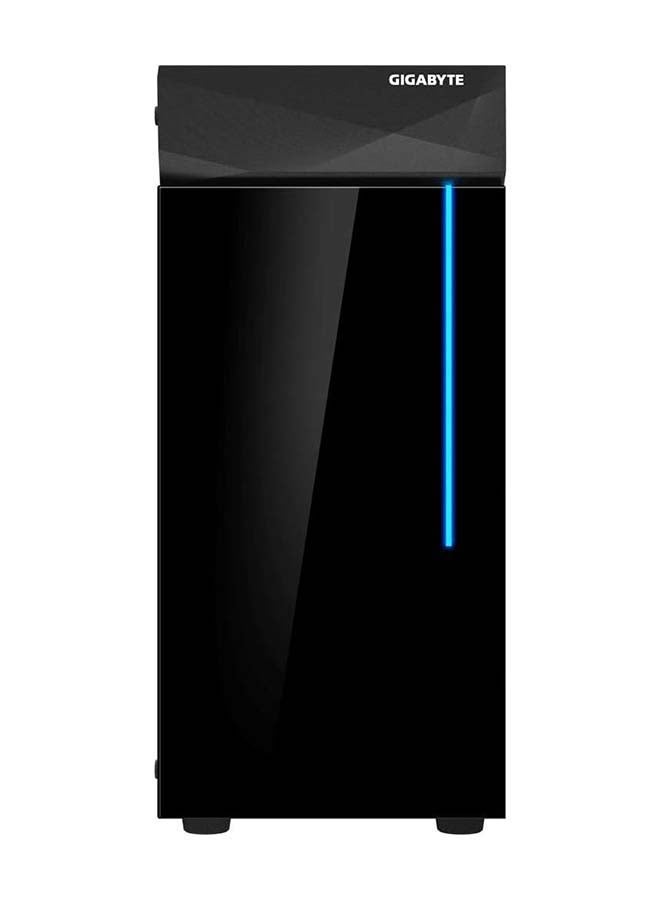 GIGABYTE C200 Glass Atx Gaming Case, Tinted Tempered Glass, Rgb Integrated, Psu Shroud Design, Detachable Dust Filter, Watercooling Ready, Enhanced Airflow - Black Black - Image 2