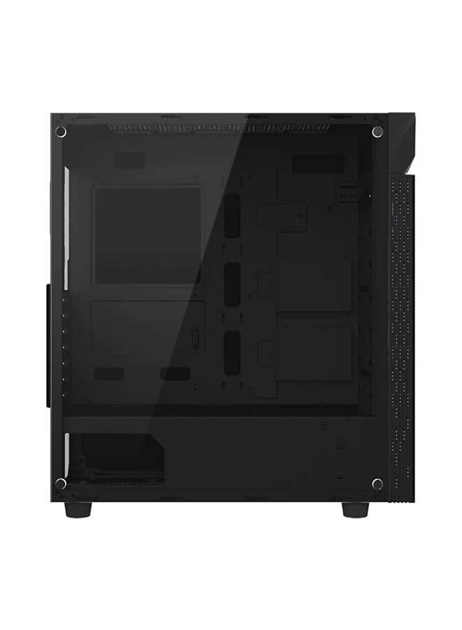 GIGABYTE C200 Glass Atx Gaming Case, Tinted Tempered Glass, Rgb Integrated, Psu Shroud Design, Detachable Dust Filter, Watercooling Ready, Enhanced Airflow - Black Black - Image 3