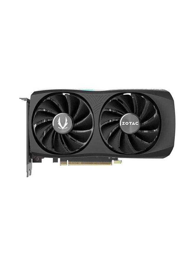 GAMING GeForce RTX 4060 Ti Twin Edge Graphics Card, 8GB GDDR6 128-bit Memory, 2535MHz Engine Clock, 4352 CUDA Cores, 18 Gbps Memory Clock, PCI E 4.0, 3*DisplayPort / 1*HDMI | ZT-D40610E-10M Black