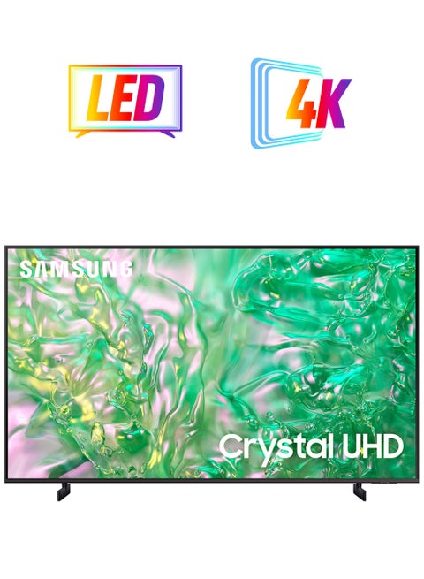 50 Inch TV Crystal Processor 4K LED [2024 Model] UA50DU8000UXEG, DU8000 Titan Gray