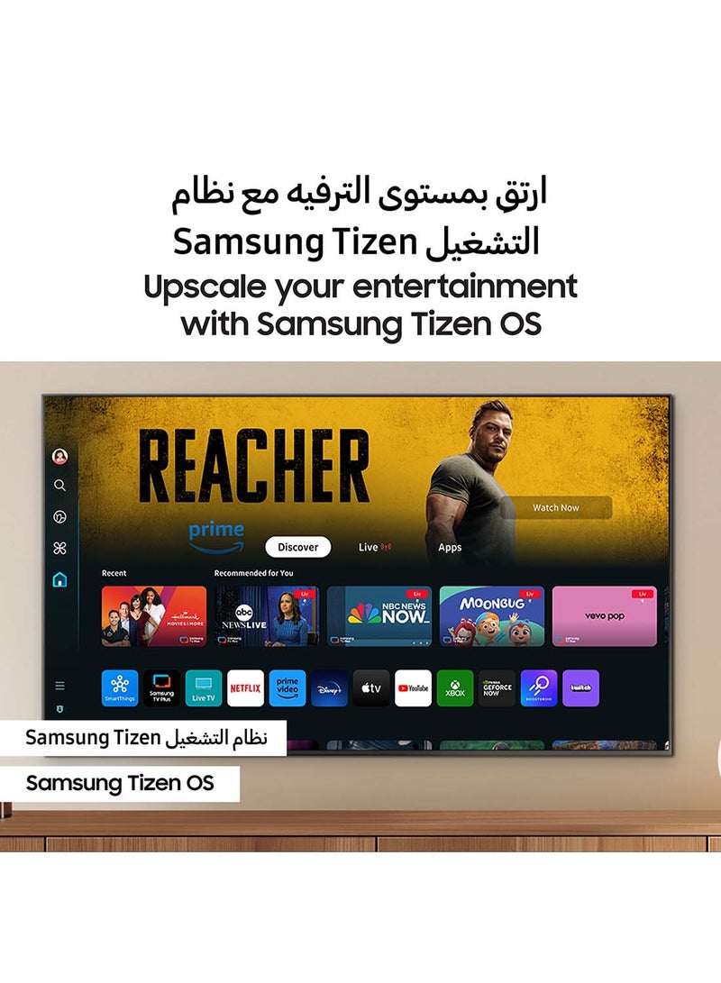 سامسونج - تلفزيون ذكي كريستال UHD، DU8000، 65 بوصة، 2024، الإصدار العالمي، لون كريستالي ديناميكي، ترقية 4K، نظام تشغيل Tizen، تصميم AirSlim - Image 1