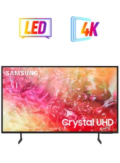 Samsung Smart TV, Crystal UHD, DU7000, 55 Inch, 2024, International Version PurColor, 4K Upscaling, Tizen OS, Q-Symphony UA55DU7000 Black  - Image 1