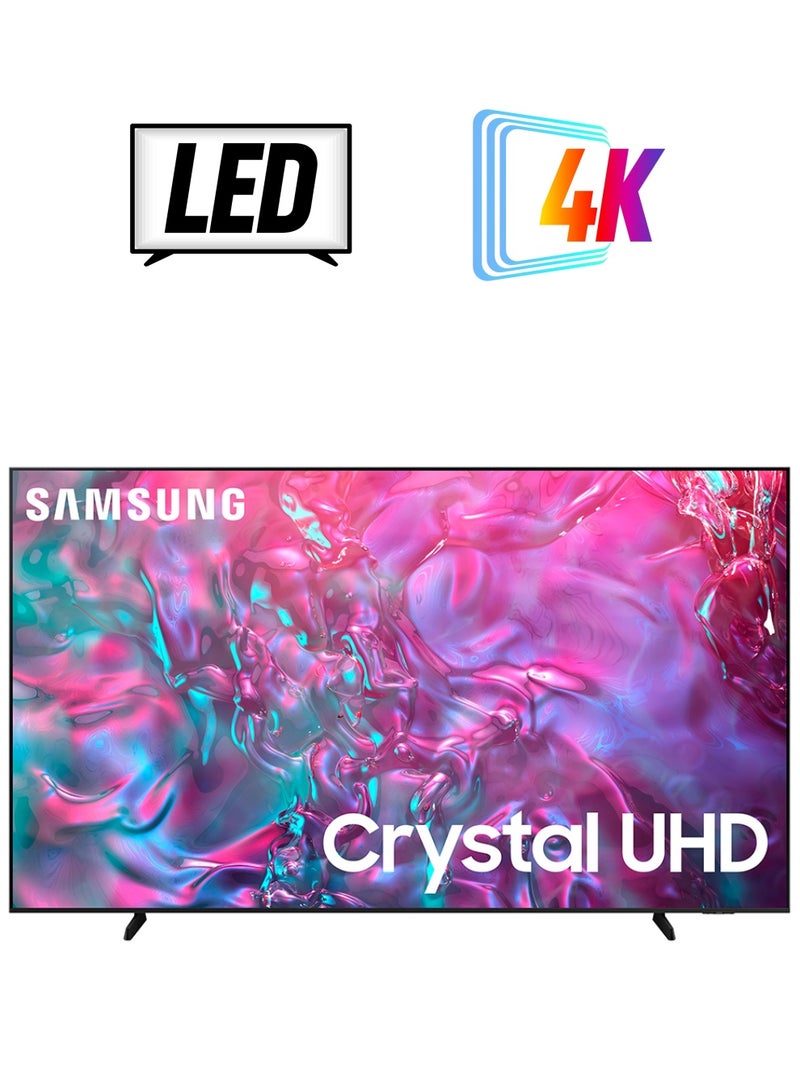 سامسونج تلفاز ذكي، تلفاز كبير جداً، كريستال UHD، DU9000، 98 بوصة، 2024، نسخة دولية، معزز صورة كبير، تسريع الحركة 120 هرتز، نظام Tizen، Q-Symphony UA98DU9000 أسود جرافيت - Image 1