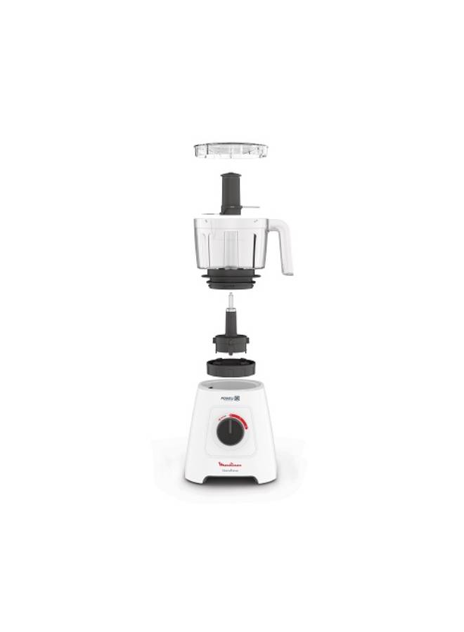 Moulinex Blendforce Xl Chopper, 2 Speed - 800 W LM42X2EG White  - Image 3